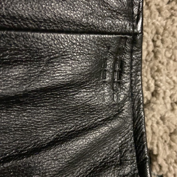 Vintage Wilson Leather Above The Knee Skirt - Picture 7 of 7